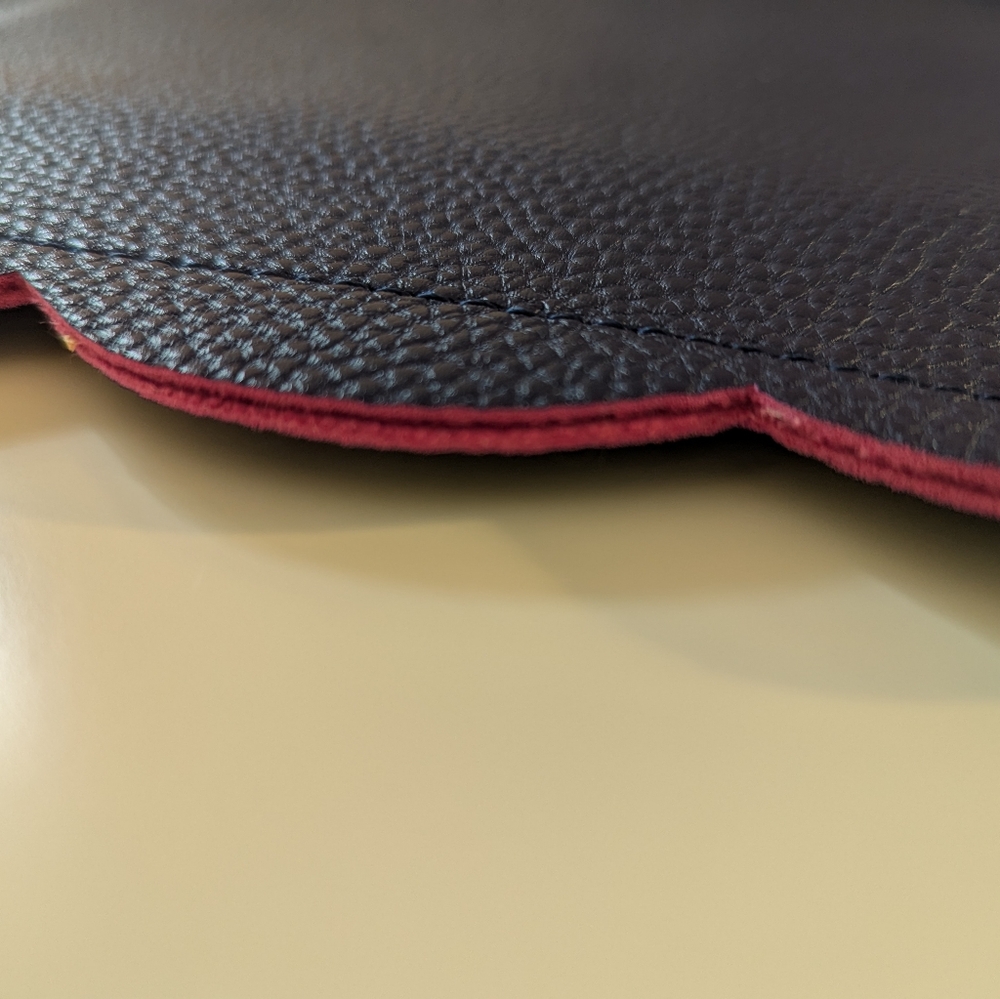 Pebbled Faux Leather Clutch - Picture 4 of 10